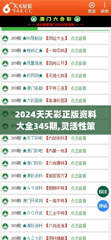 2024天天彩资料免费大全-可靠研究解释落实_eShop.3.682